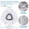 Kleen Handler Microfiber Spin Mop Head Refills, White, Size L, Compatible with O-Ceda EasyWring 1-Tank System KHES-SPM-MFR-W-L-1 - alternate 4